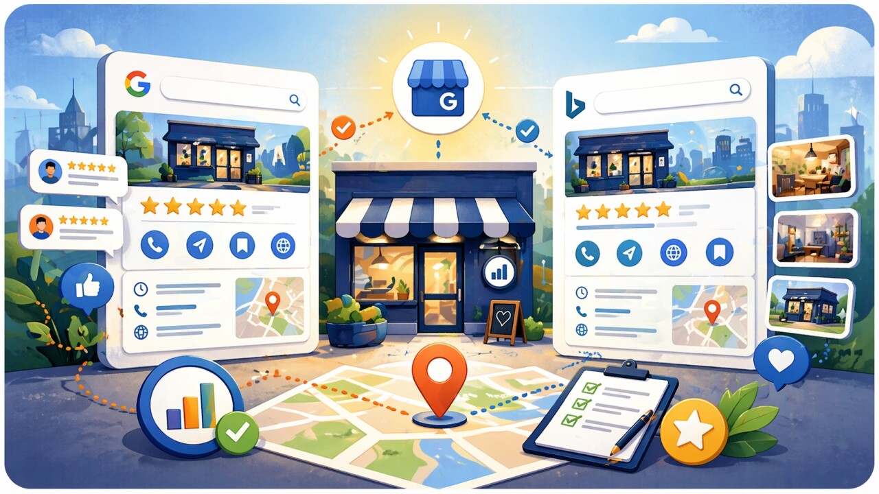 Google Bedrijfsprofiel en Bing Places