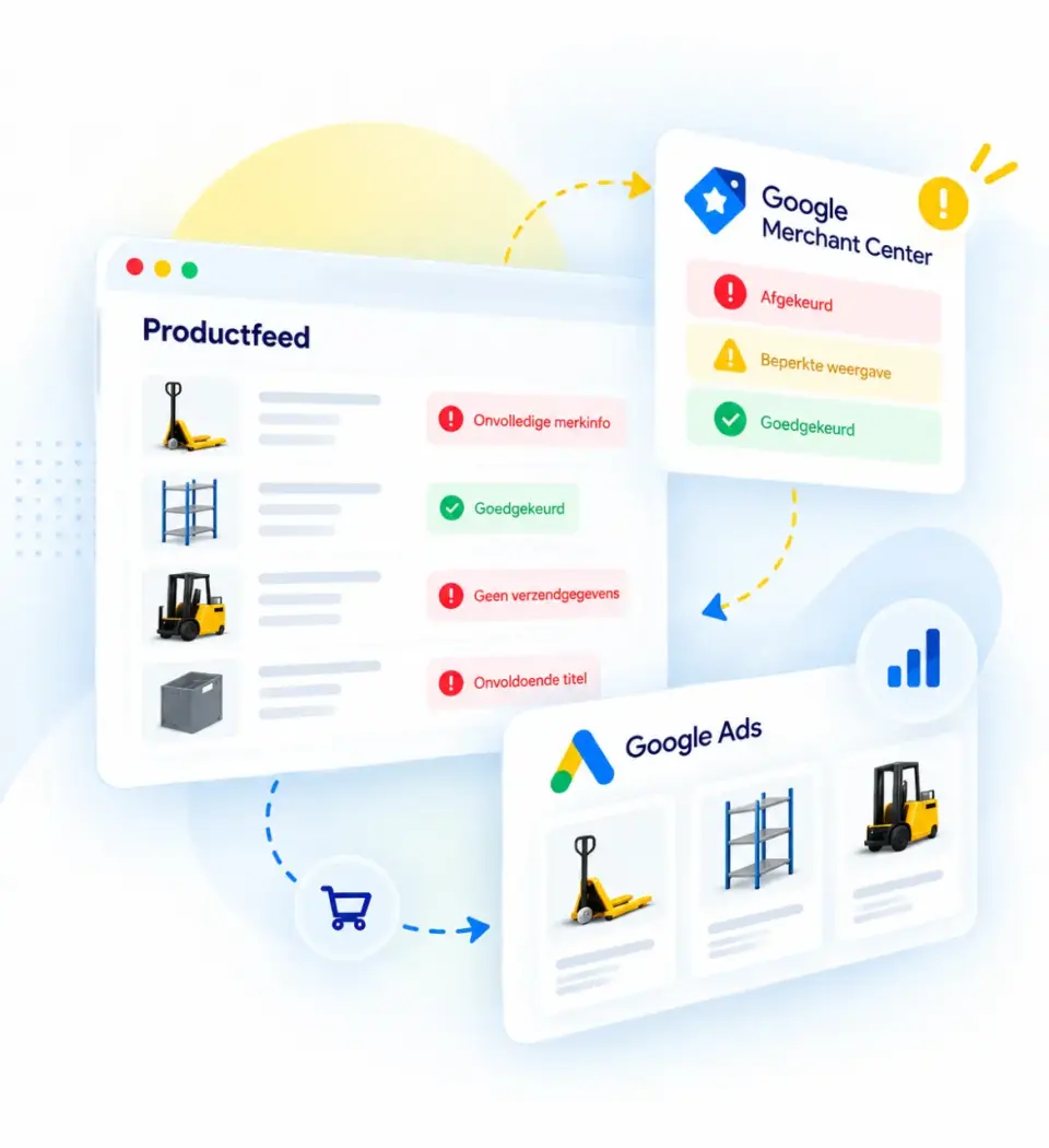 Productfeed naar Google Ads