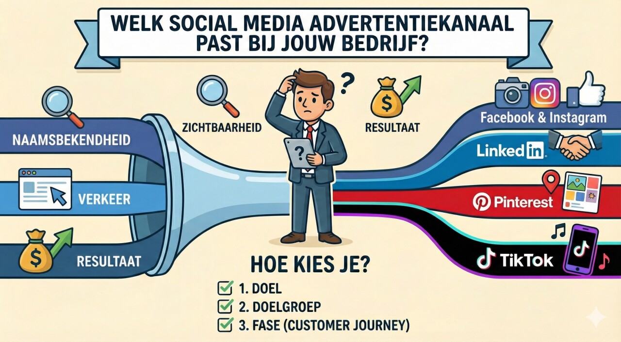 Welk social media advertentiekanaal past bij jouw bedrijf?